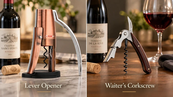 Lever Wine Opener vs. Traditional Corkscrew: What’s the Difference?